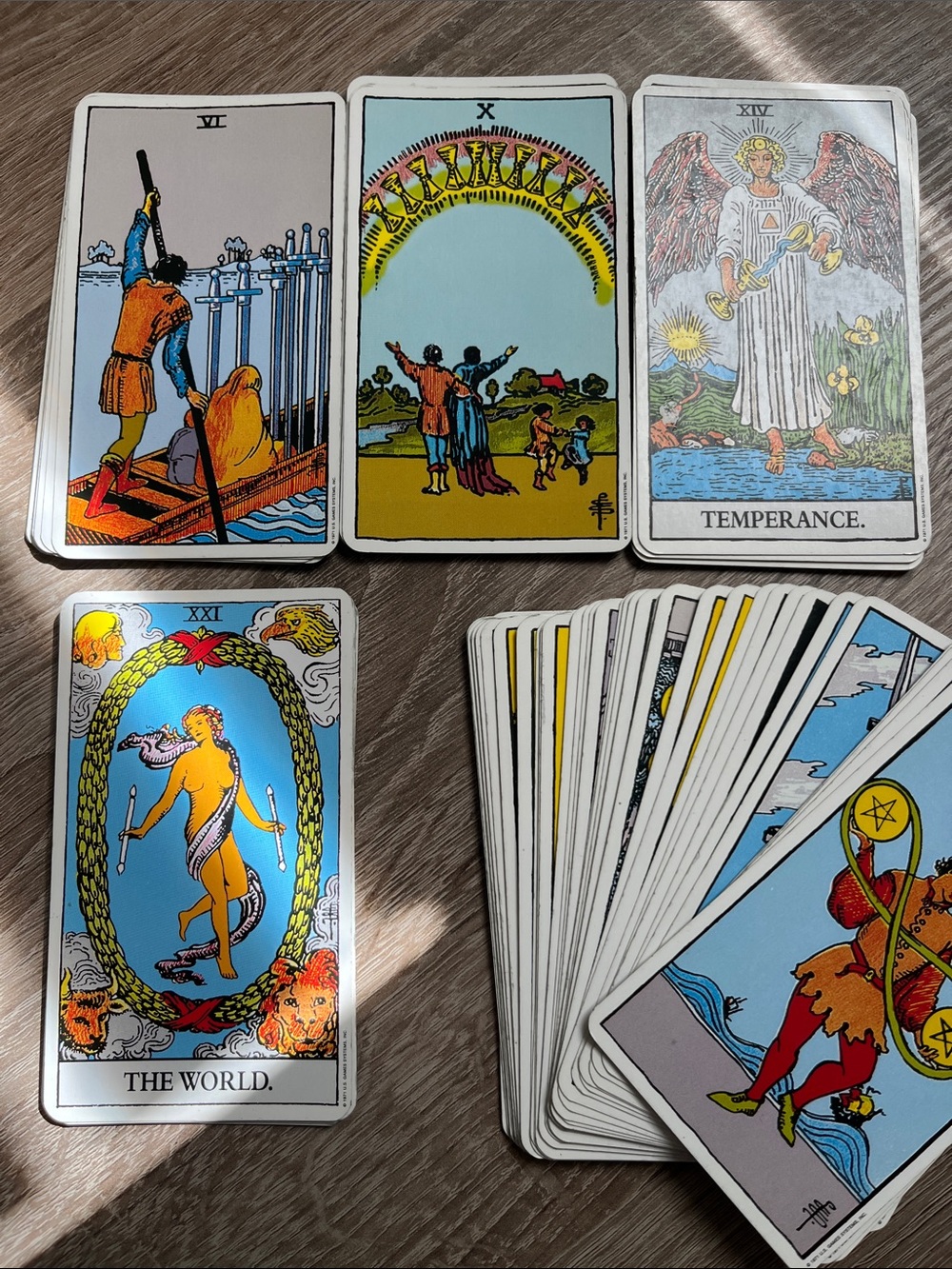 Rider Waite Tarot Deck - 1971- Vintage 78 cards